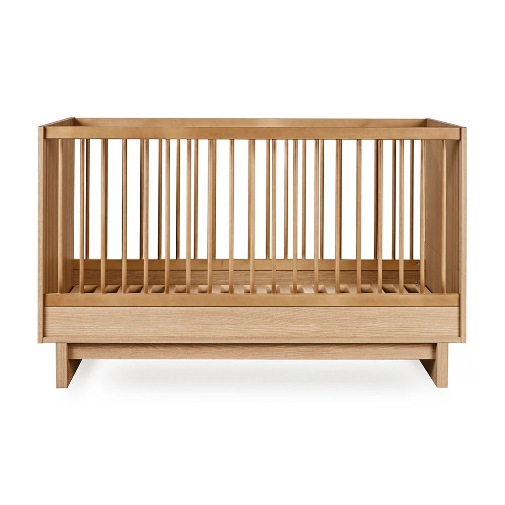 Quax Babybett- und Kinderbett 70 x 140 'Kyo' Honey Ash