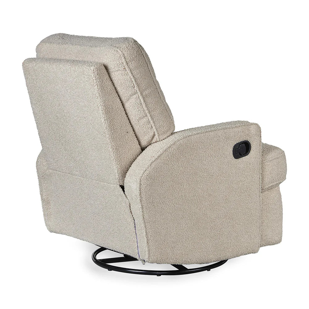 Quax Elektrischer Liegesessel 'Swivel & Gliding' Teddy Taupe