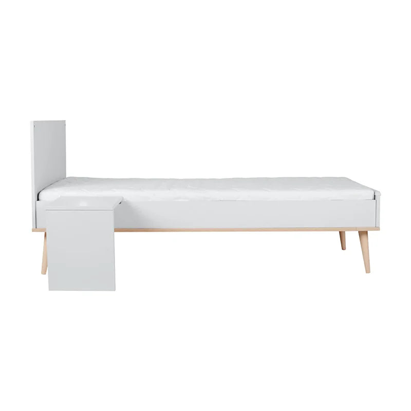 Quax Umbauset Babybett zum Juniorbett 70 x 170 'Flow' White