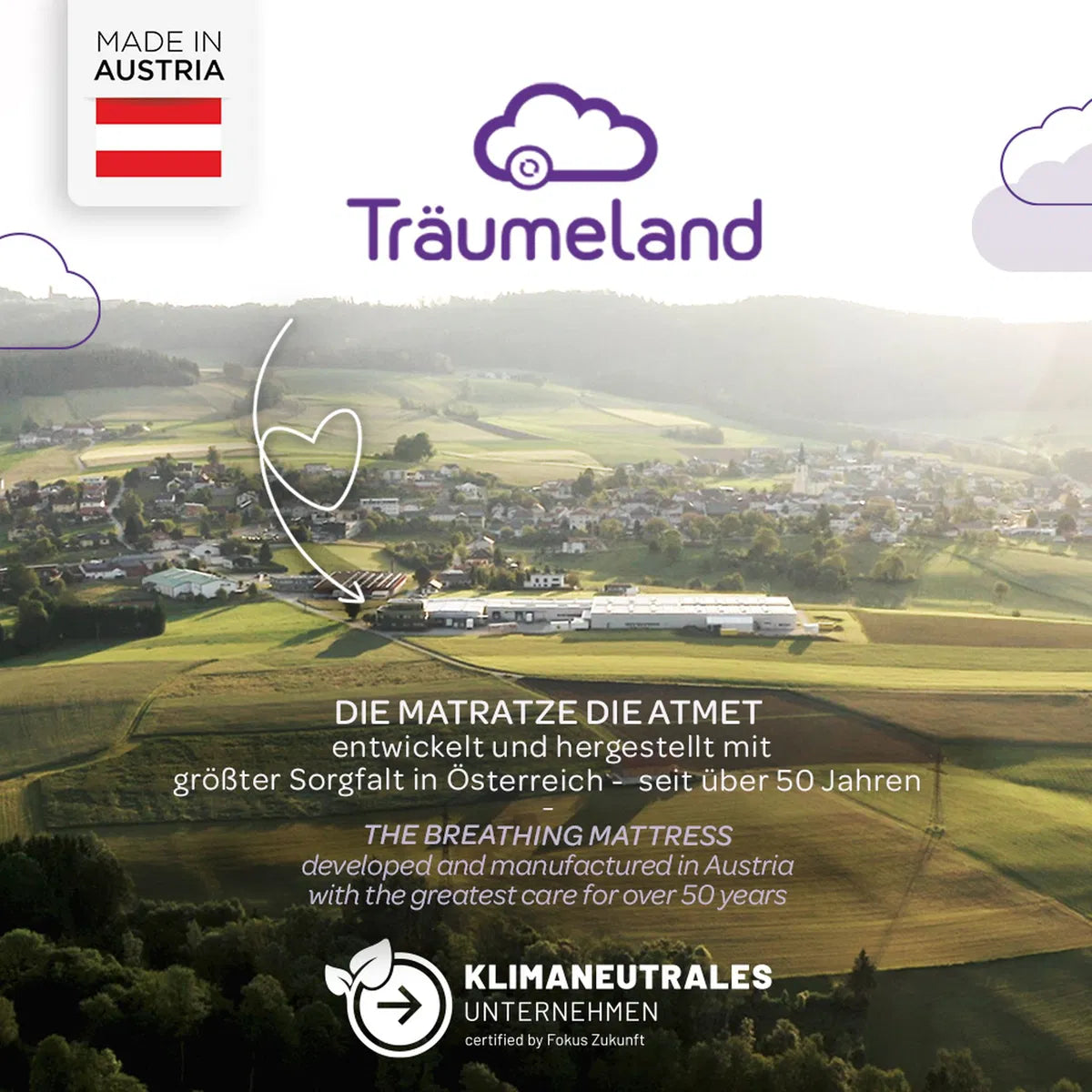 Träumeland Matratze Abendrot 70x140cm