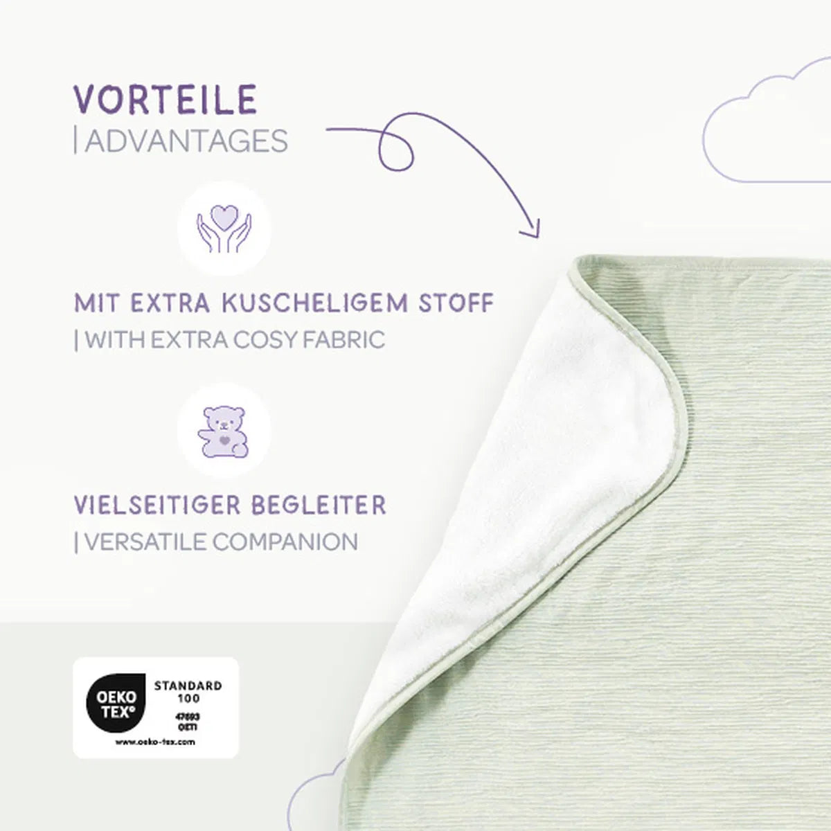 Träumeland Signature Kuscheldecke mint