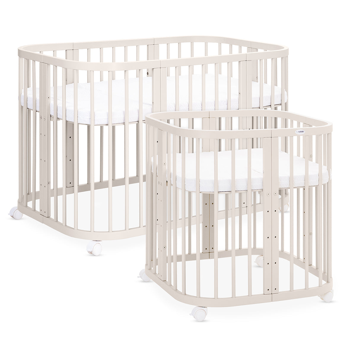 7in1 Babybett Quadi Cashmere  – inkl. Matratze