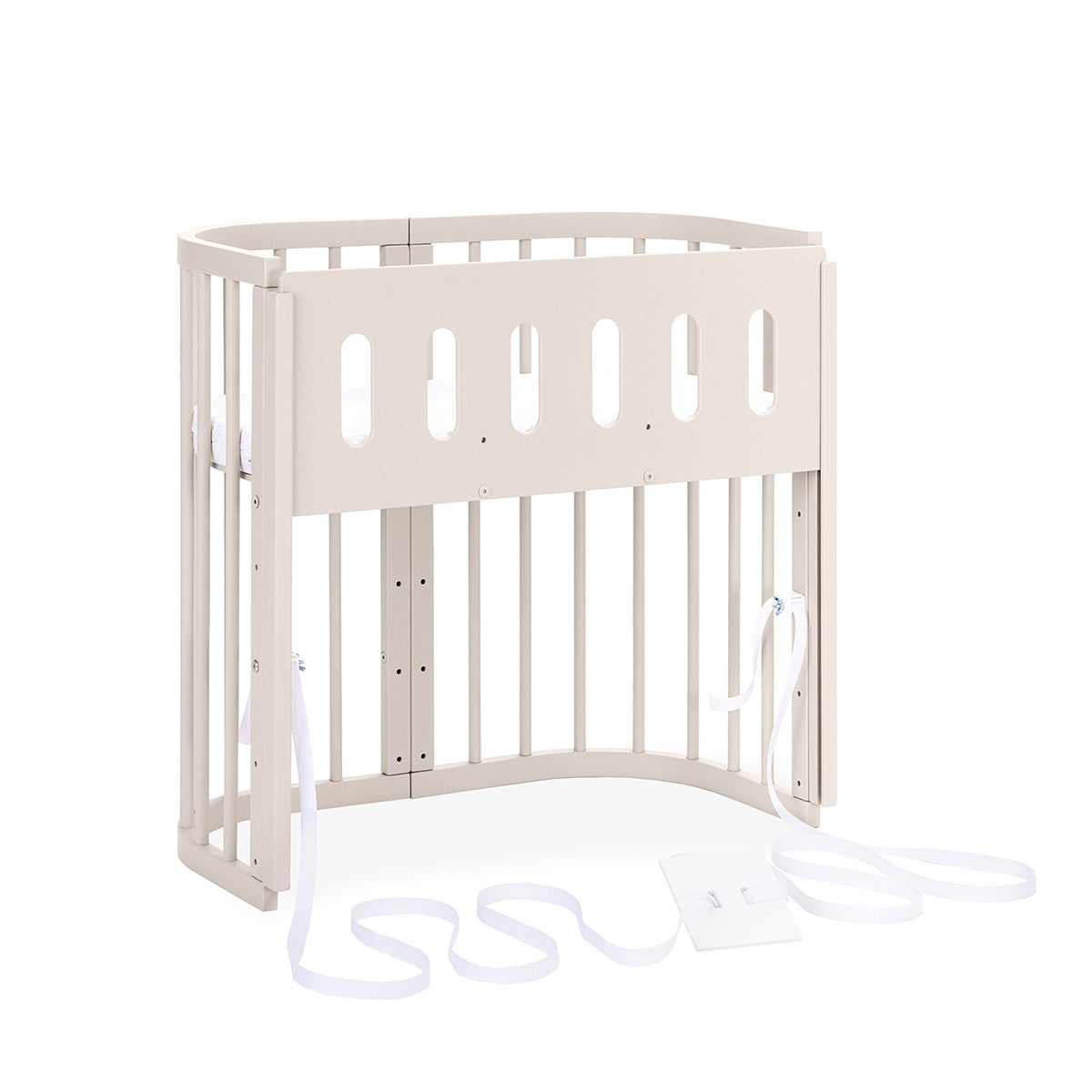 Lit Bébé 7en1 Quadi Blanc – incluant Matelas