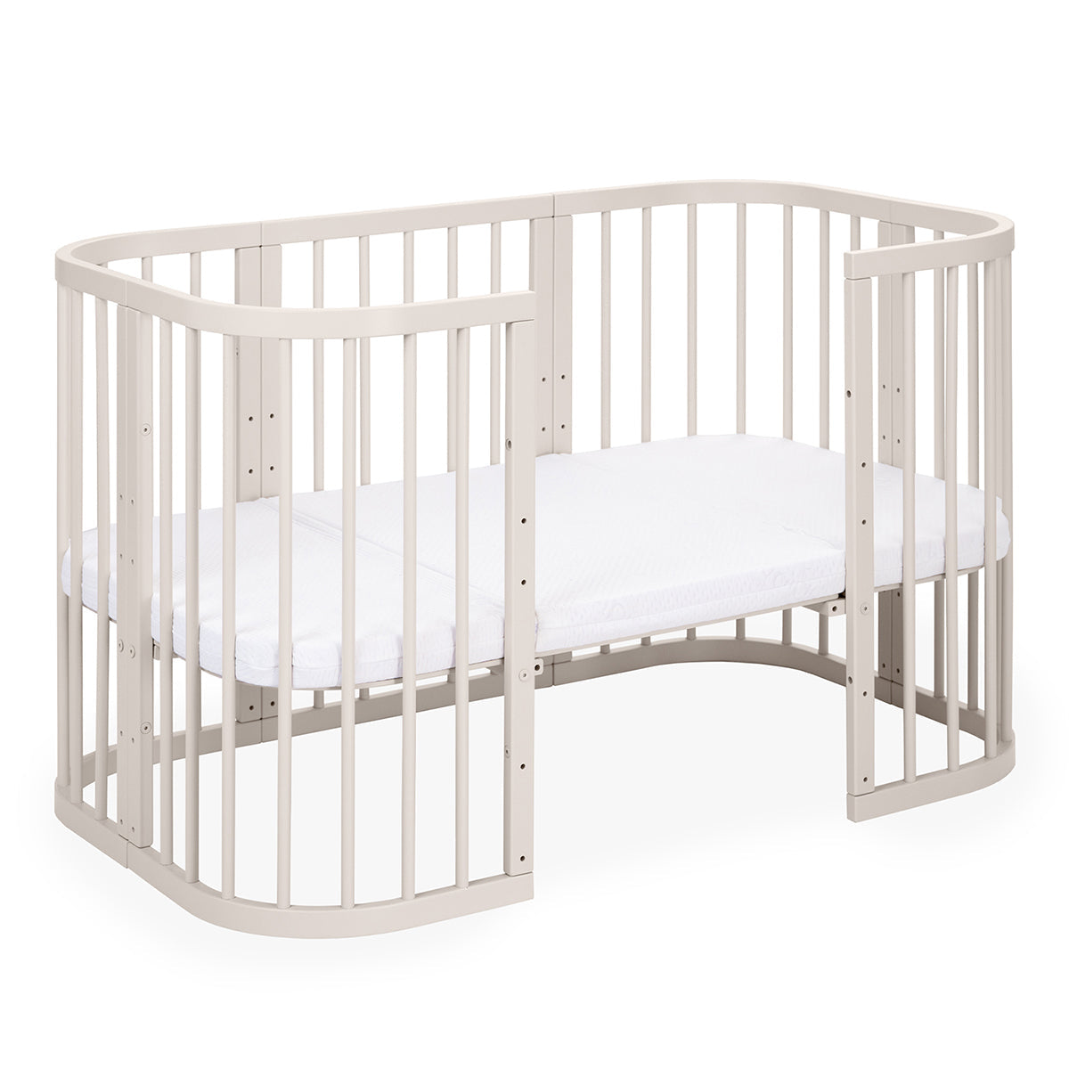 7in1 Babybett Quadi Cashmere  – inkl. Matratze