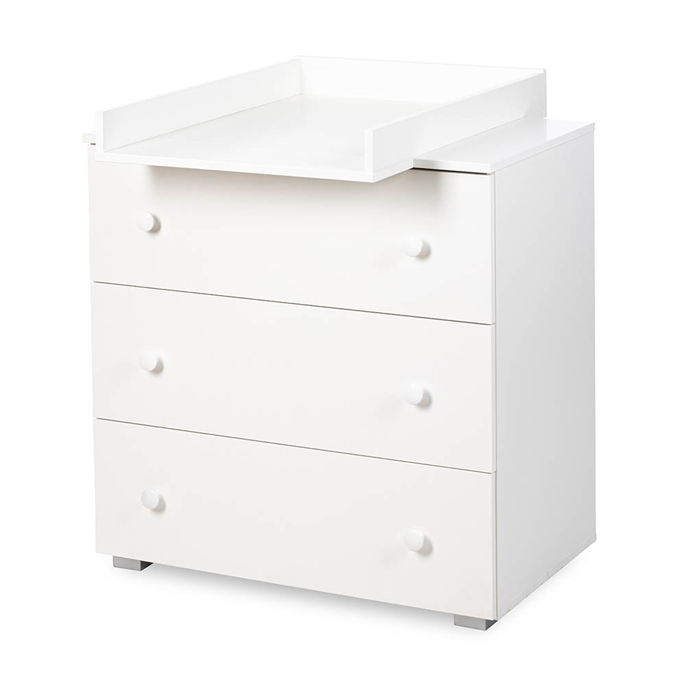 X-MAS DEAL: Joie finiti 3in1 inkl i level Pro + babybett Paula Weiss + Wickelkommode Weiss