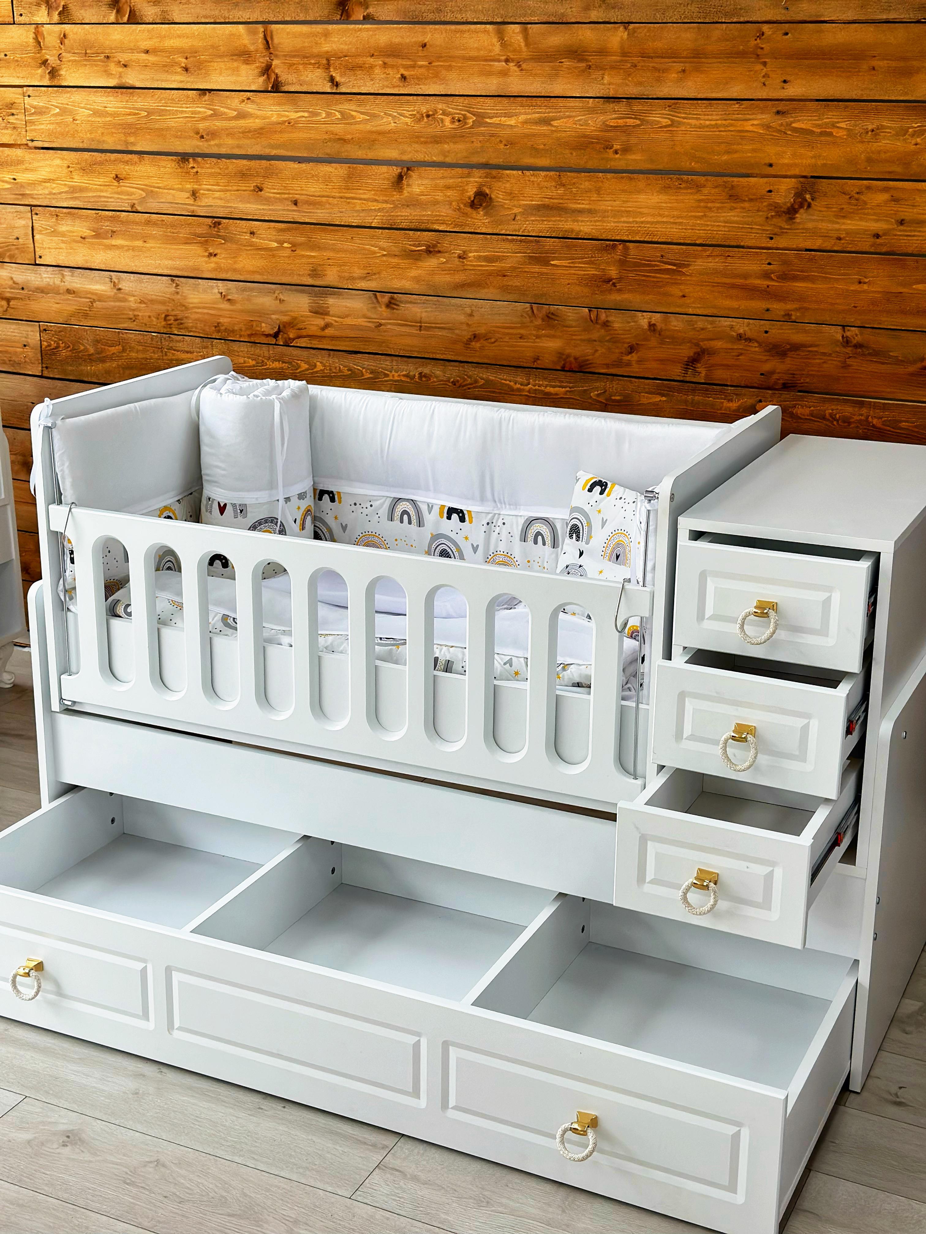 Babybett Stella Weiss