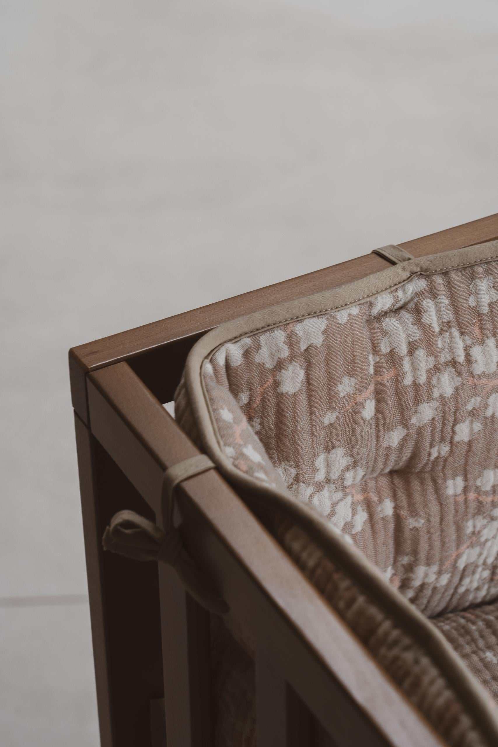 Playpen/Bed Bumper - Natural Collection - Blossom