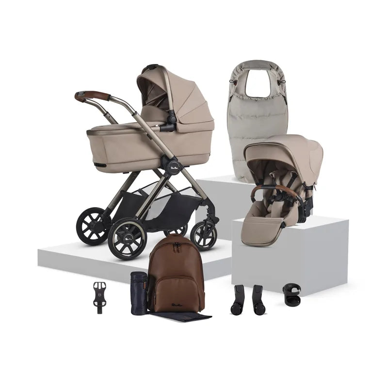 Reef 2 Special Edition Kinderwagen-Set in Frappé mit Babywanne, Sportsitz und Zubehör