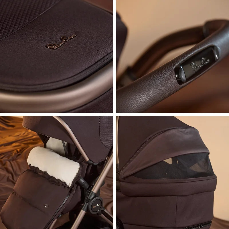 Reef 2 Special Edition Ganache: Stoff, Schiebegriff, Fusssack und Babywanne im Detail