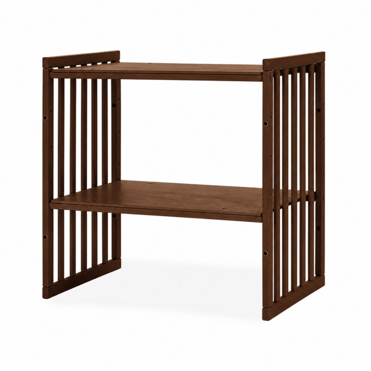 Quadi 7in1 Babybett Walnut umgebaut zum Wickeltisch