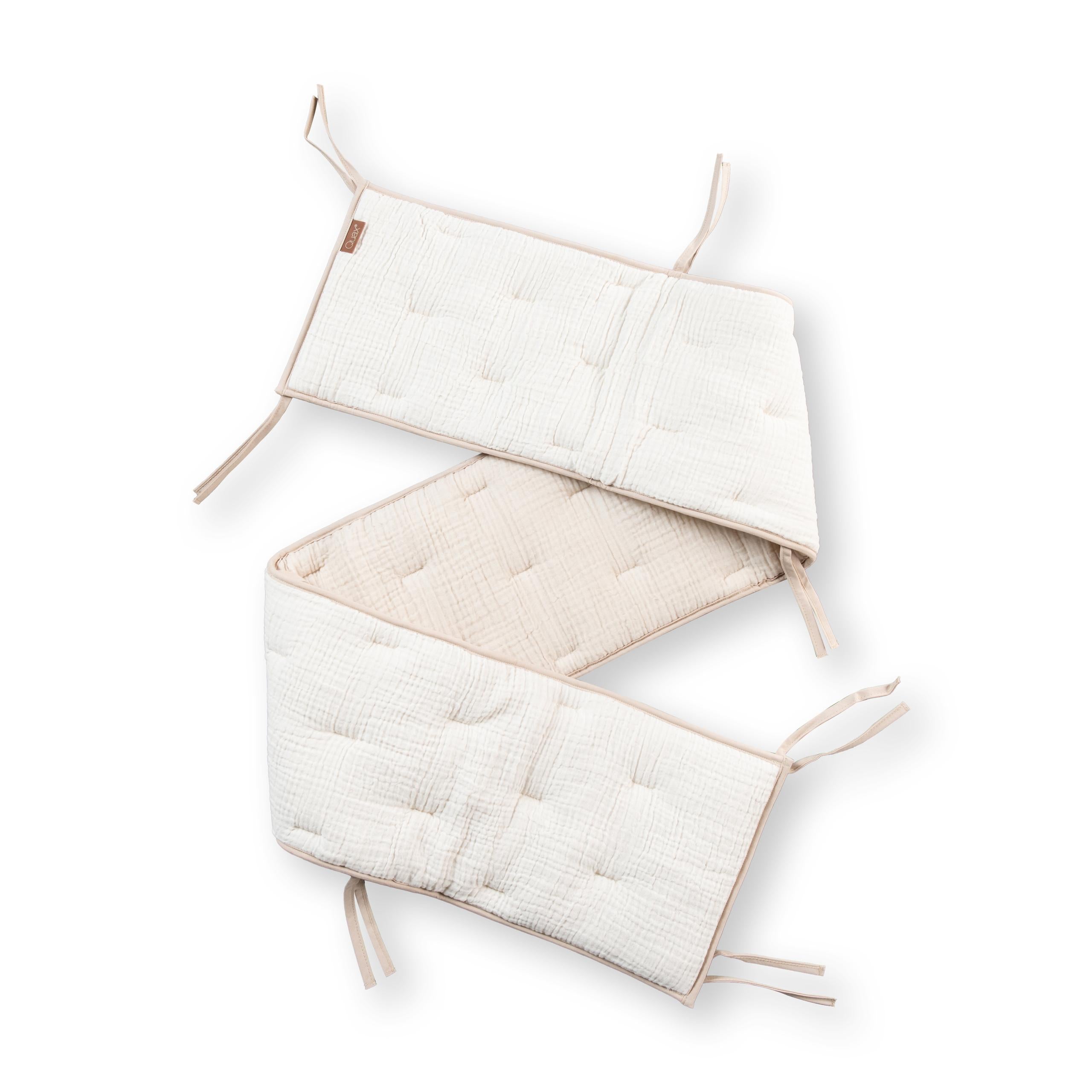 Playpen/Bed Bumper - Natural Collection - Clay