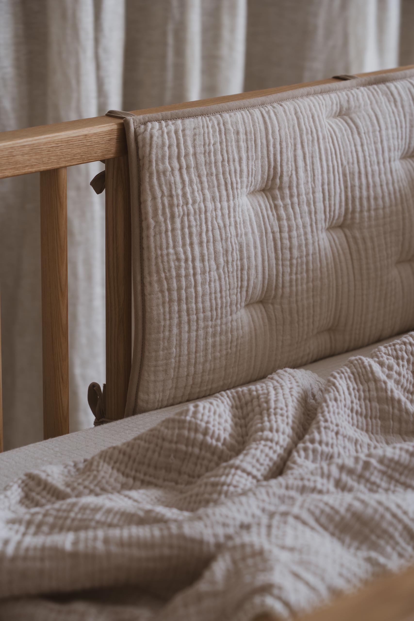 Playpen/Bed Bumper - Natural Collection - Clay