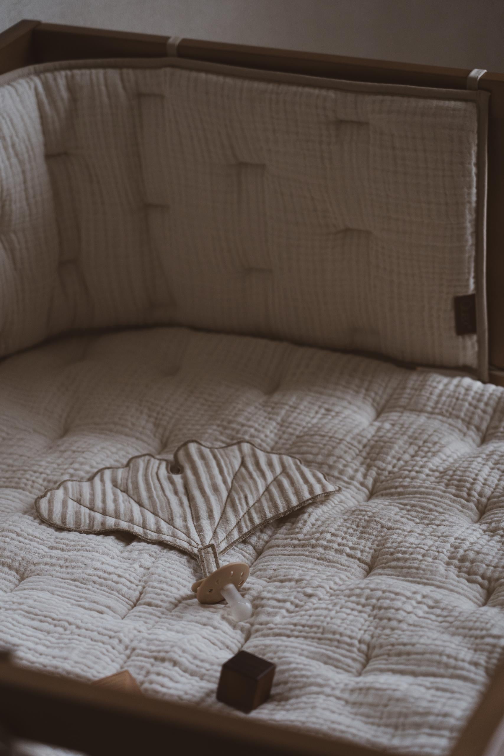 Playpen/Bed Bumper - Natural Collection - Clay
