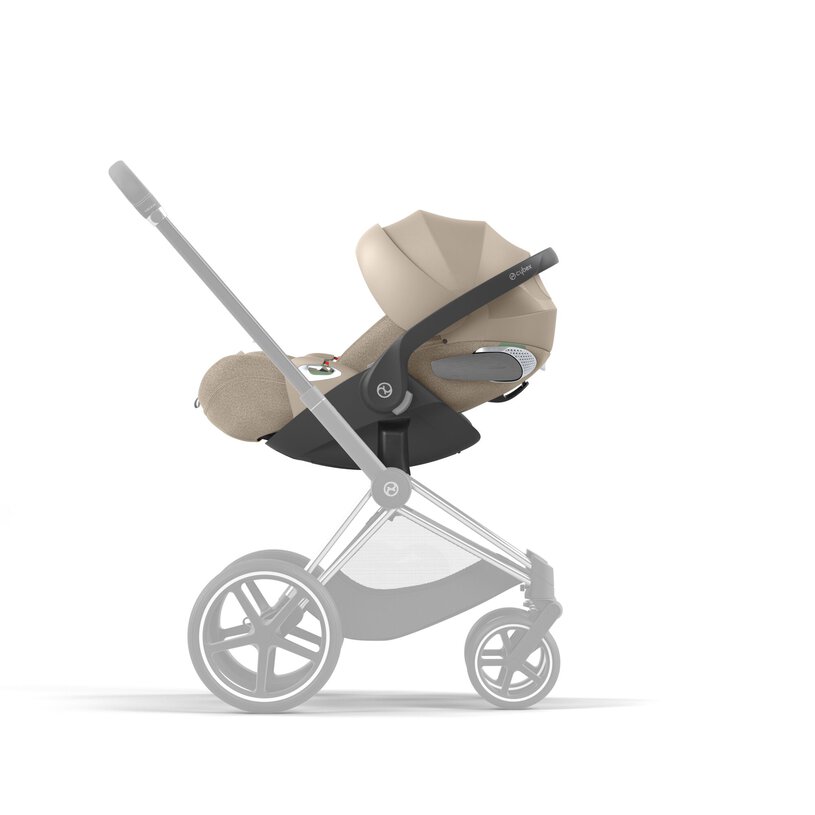 CYBEX Priam Style Rosegold Bundle - Set 4in1 inkl. Cloud T & Base T Cozy Beige