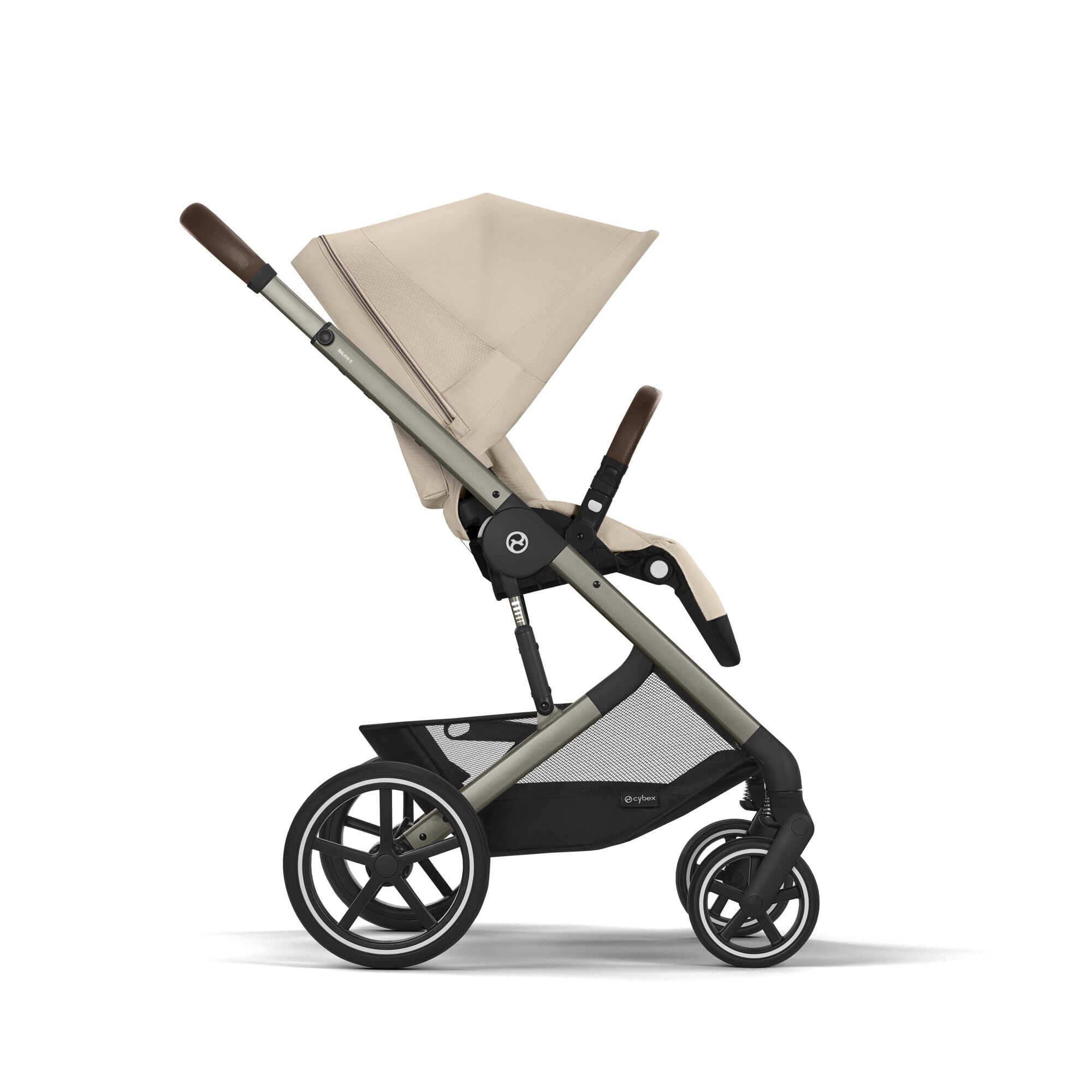 CYBEX Balios Lux 5in1 Bundle inkl. Amya Babytrage almond beige