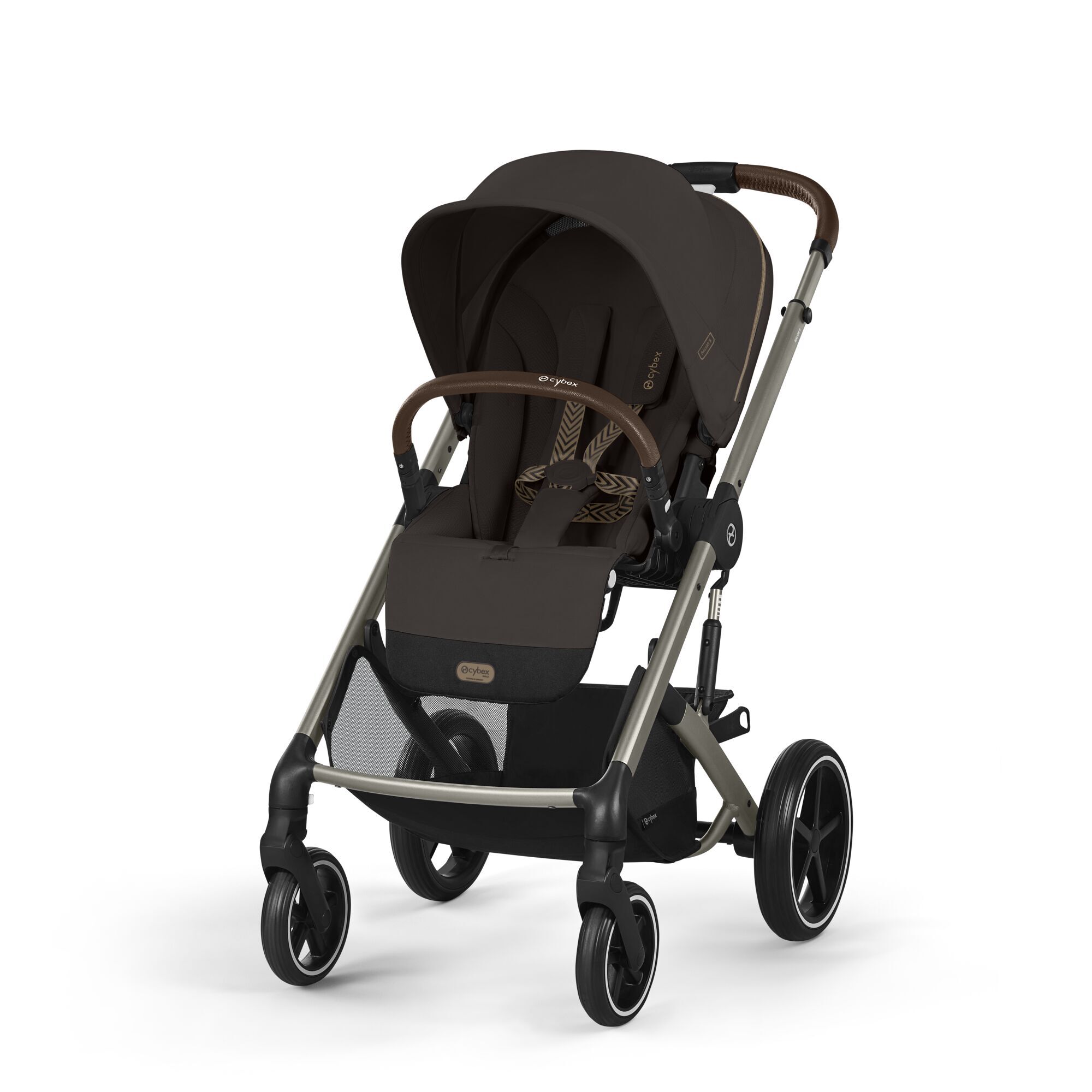 CYBEX Balios Lux 5in1 Bundle inkl. Amya Babytrage chocolate brown