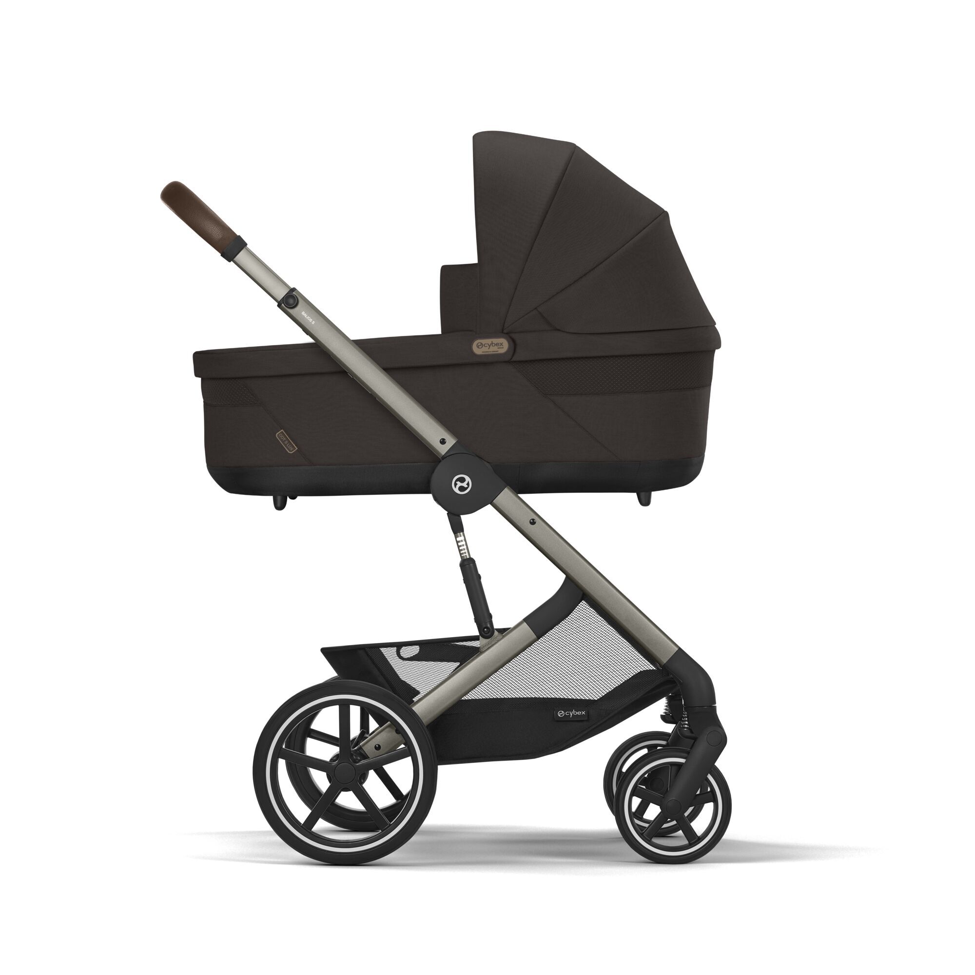 CYBEX Balios Lux 5in1 Bundle inkl. Amya Babytrage chocolate brown