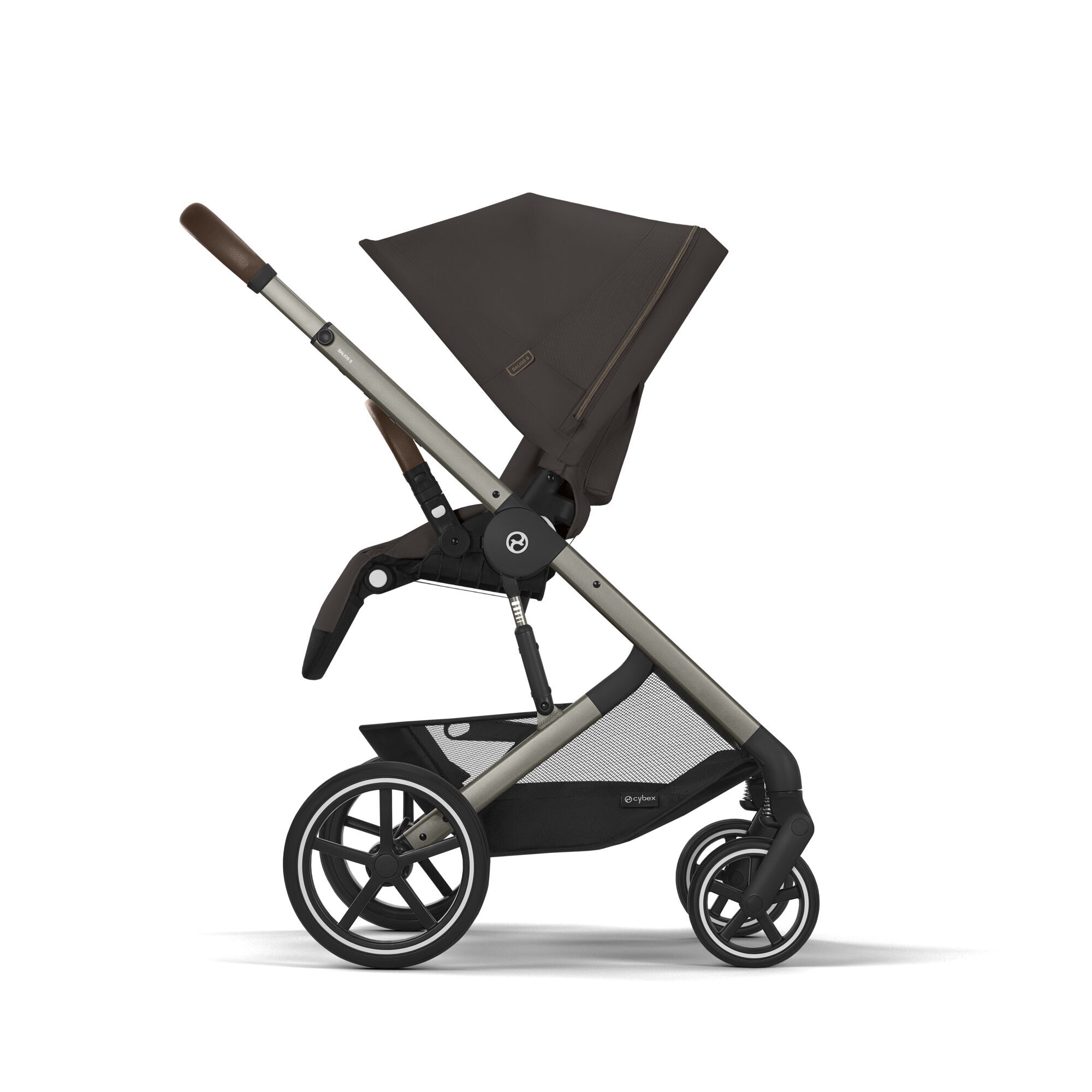 CYBEX Balios Lux 5in1 Bundle inkl. Amya Babytrage chocolate brown