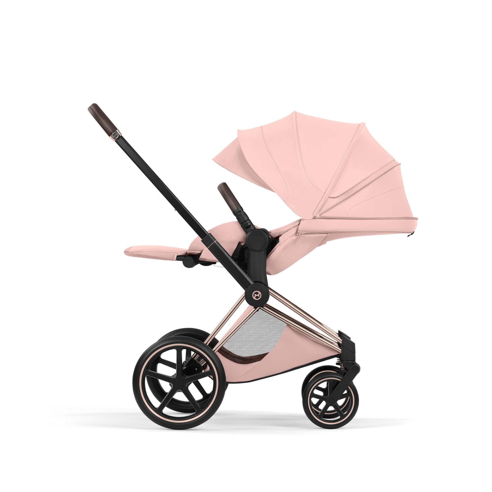 CYBEX Priam Style Rosegold Bundle - Set 4in1 inkl. Cloud T & Base T Peach Pink