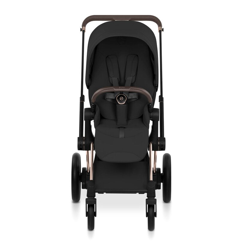 CYBEX E-Priam Style Rosegold Bundle - Set 4in1 inkl. Cloud T & Base T Sepia Black