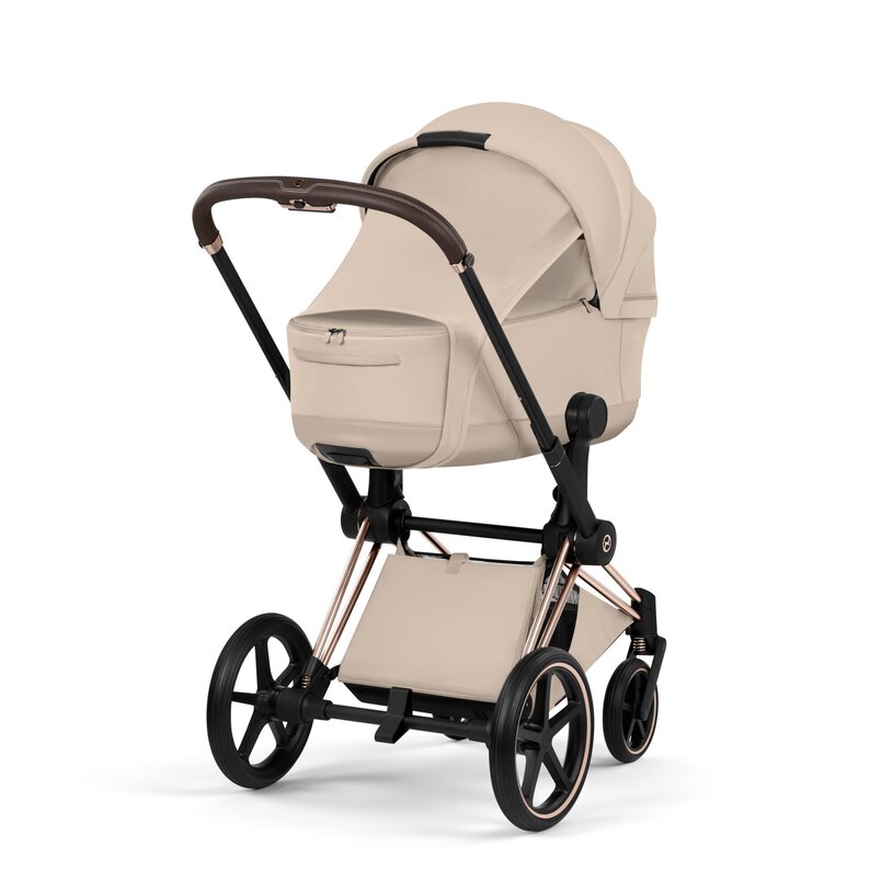 CYBEX Priam Style Rosegold Bundle - Set 4in1 inkl. Cloud T & Base T Cozy Beige