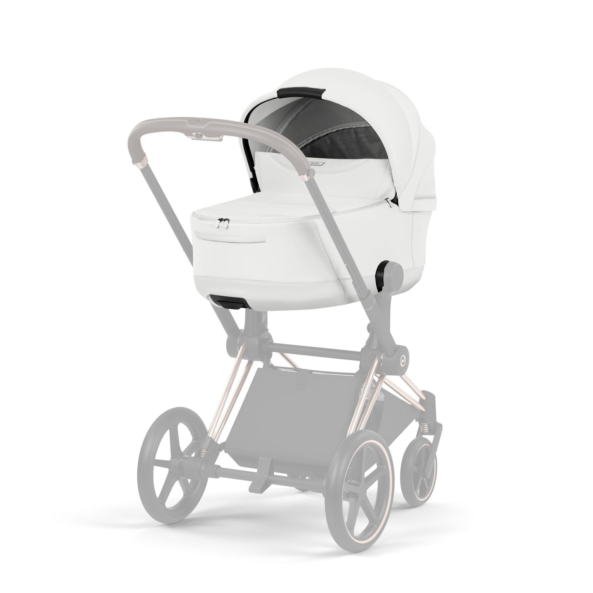 CYBEX Priam Style Rosegold Bundle - Set 4in1 inkl. Cloud T & Base T Off White