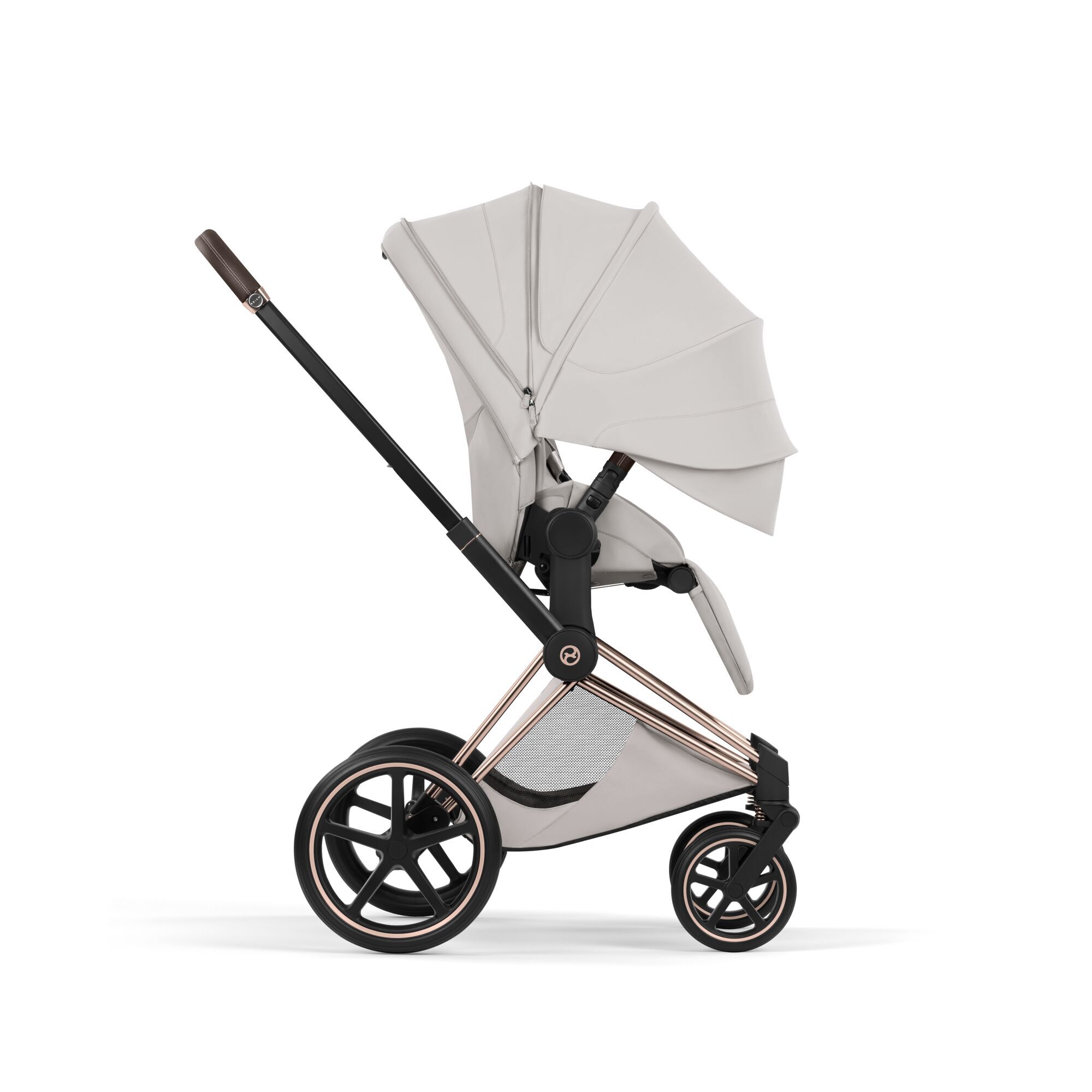 CYBEX Priam Style Rosegold Bundle - Set 4in1 inkl. Cloud T & Base T City Grey