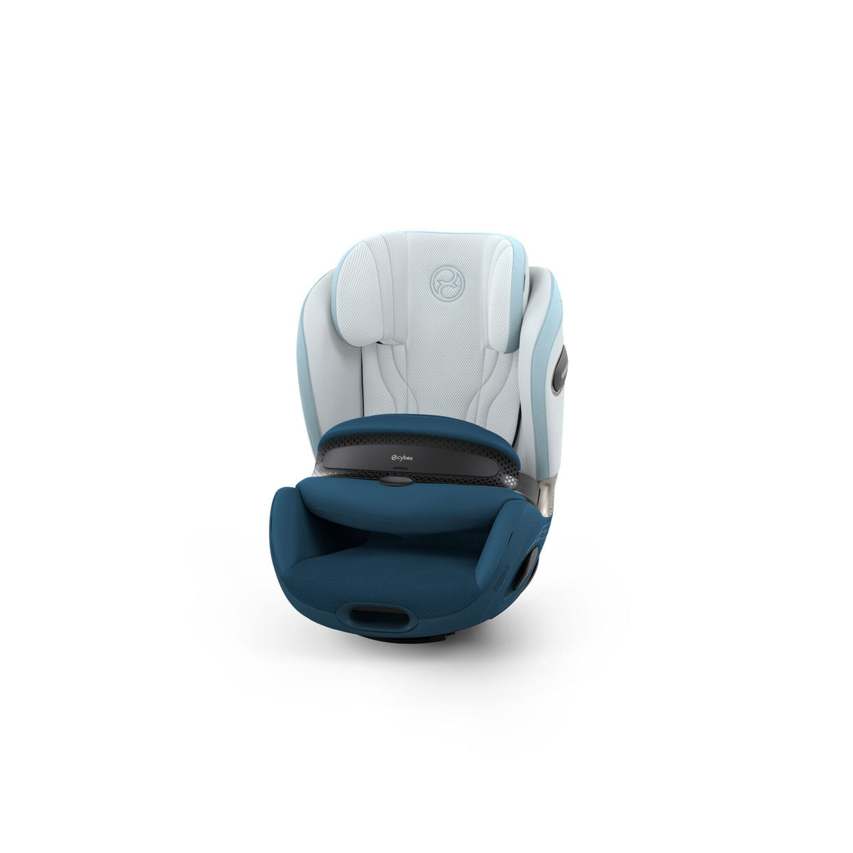 CYBEX Anoris S Airbag Style Opal Blue – Ansicht schräg von vorne ohne Basis