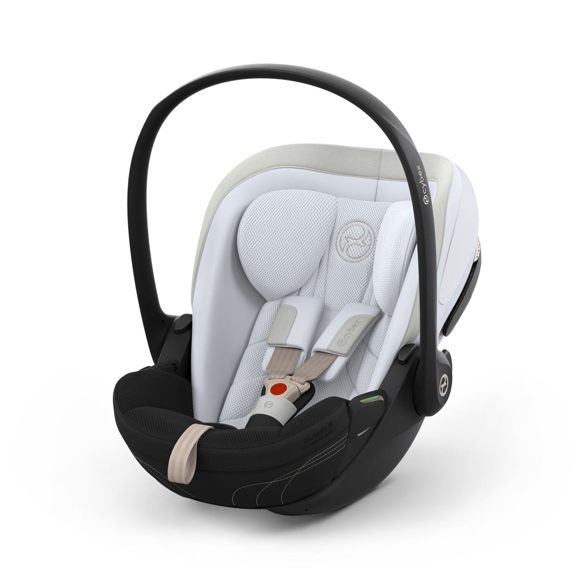 CYBEX Cloud S i-Size Style Misty Grey – Ansicht schräg von vorne