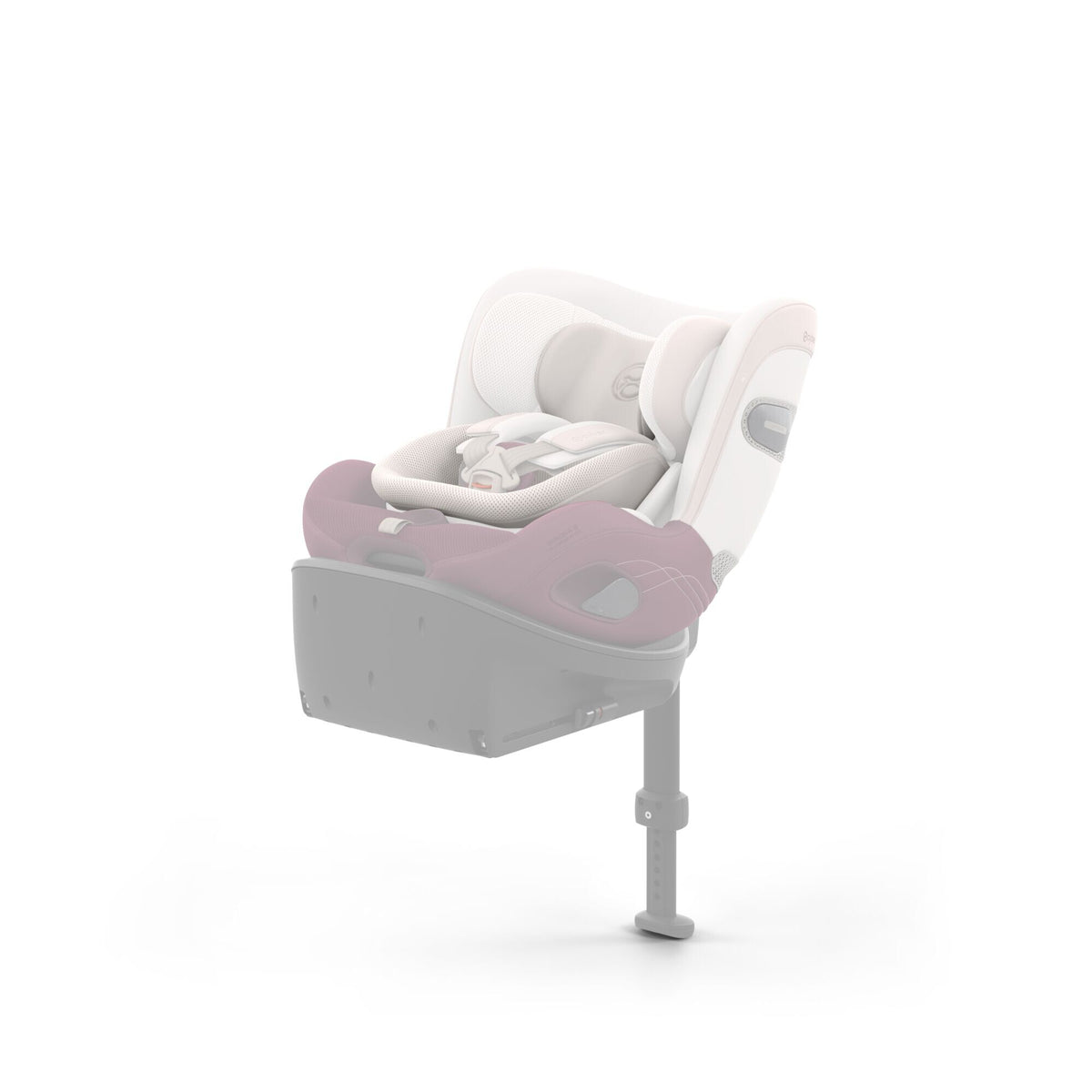 CYBEX Neugeboreneneinlage Sirona S-Linie Quartz Pink – im Sirona S auf der Base S