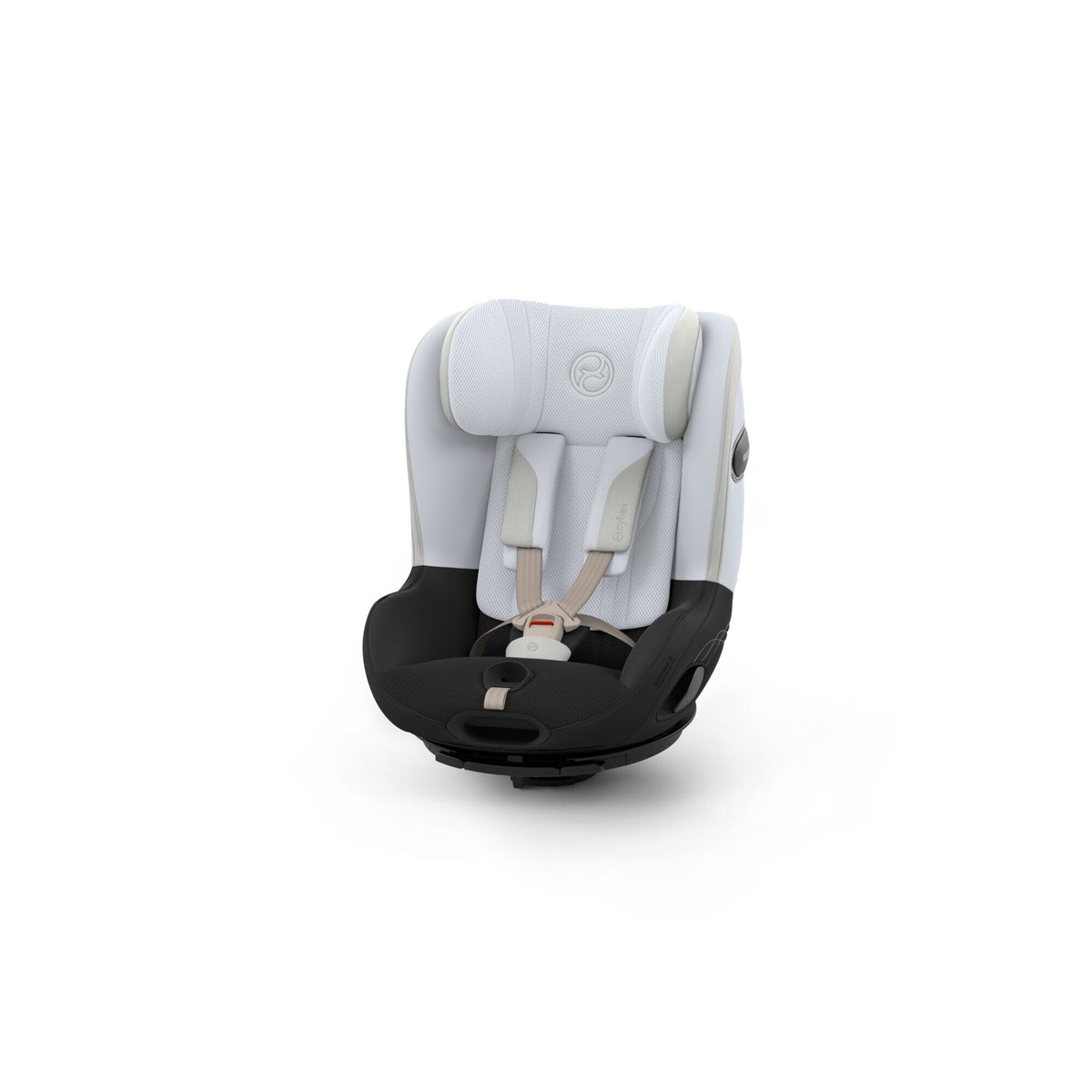 CYBEX Sirona S Style Misty Grey – Ansicht schräg von vorne ohne Basis