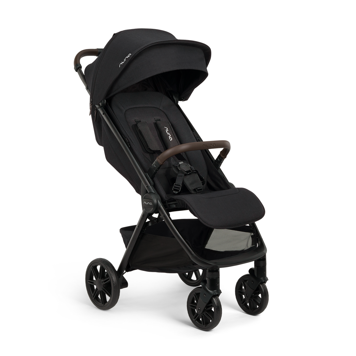 Nuna TRVL urbn Caviar – leichter City-Buggy mit Allradfederung