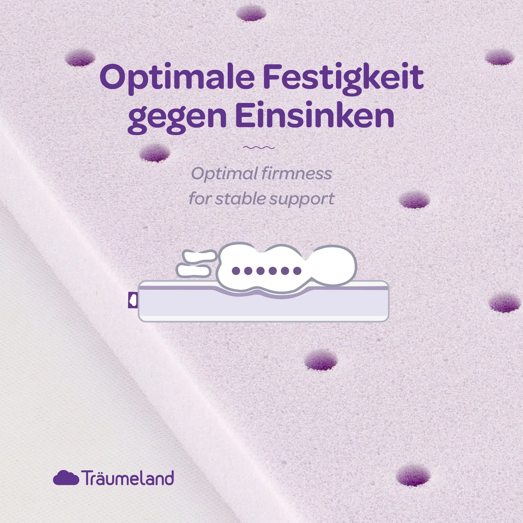 Quax Schaukelwiege De Luxe Set inkl. Träumeland Matratze Brise Light - Sheep