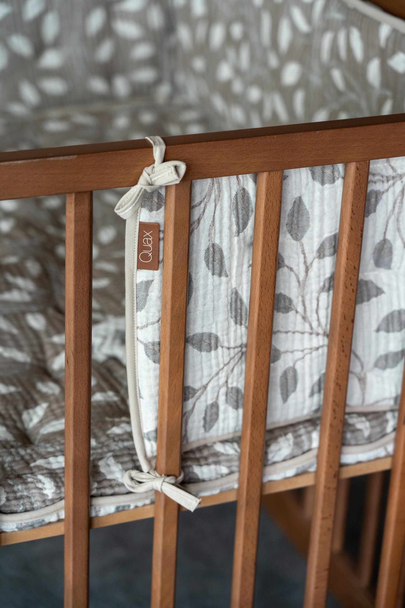 Playpen/Bed Bumper - Natural Collection - Leaf