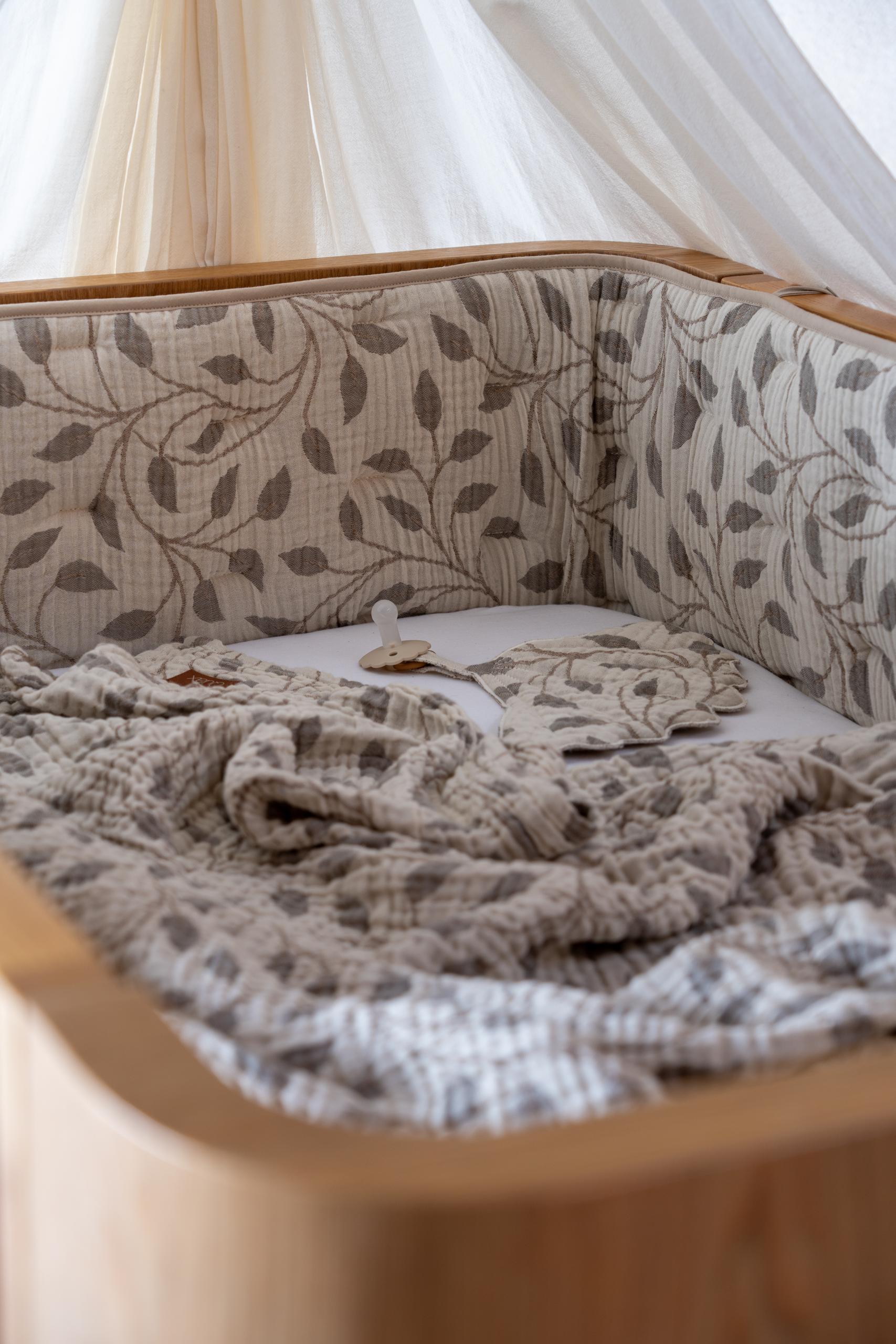 Playpen/Bed Bumper - Natural Collection - Leaf
