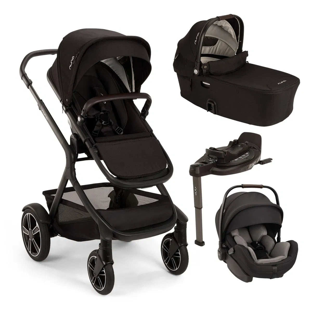 Nuna Demi Next Caviar 4in1 Bundle inkl. Arra Flex & Base Next