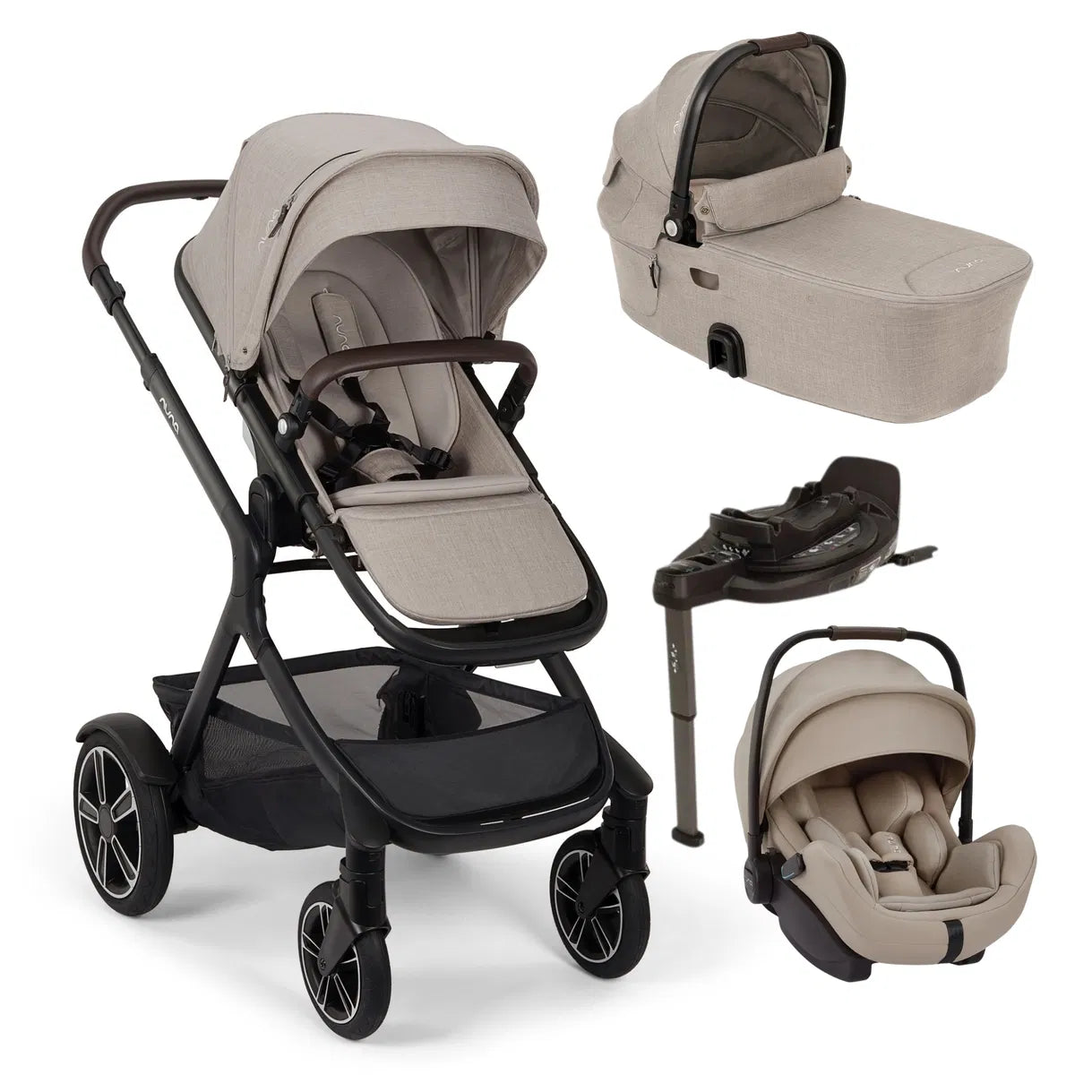 Nuna Demi Next Caviar 4in1 Bundle inkl. Arra Flex & Base Next
