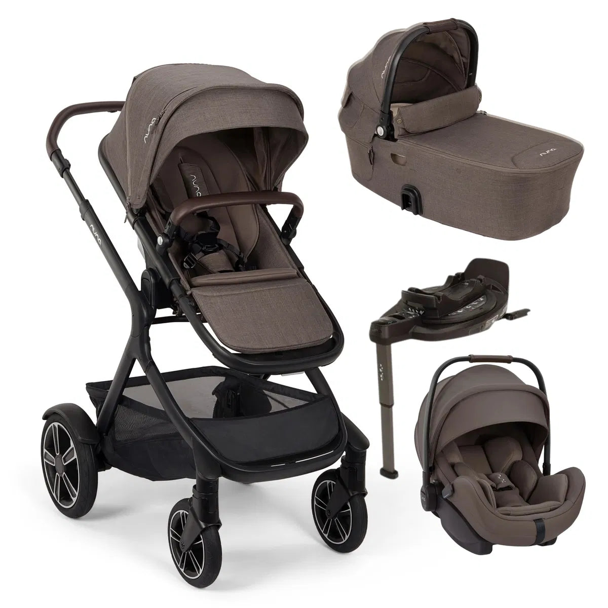 Nuna Demi Next Chestnut 4in1 Bundle inkl. Arra Flex & Base Next