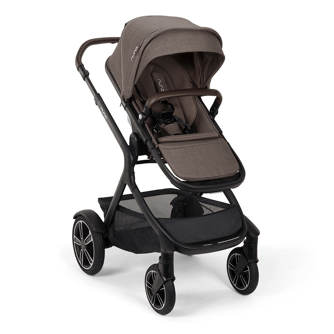 Nuna DEMI next – Kinderwagen inkl. Adapter, Regenverdeck und Mitfahrbrett
