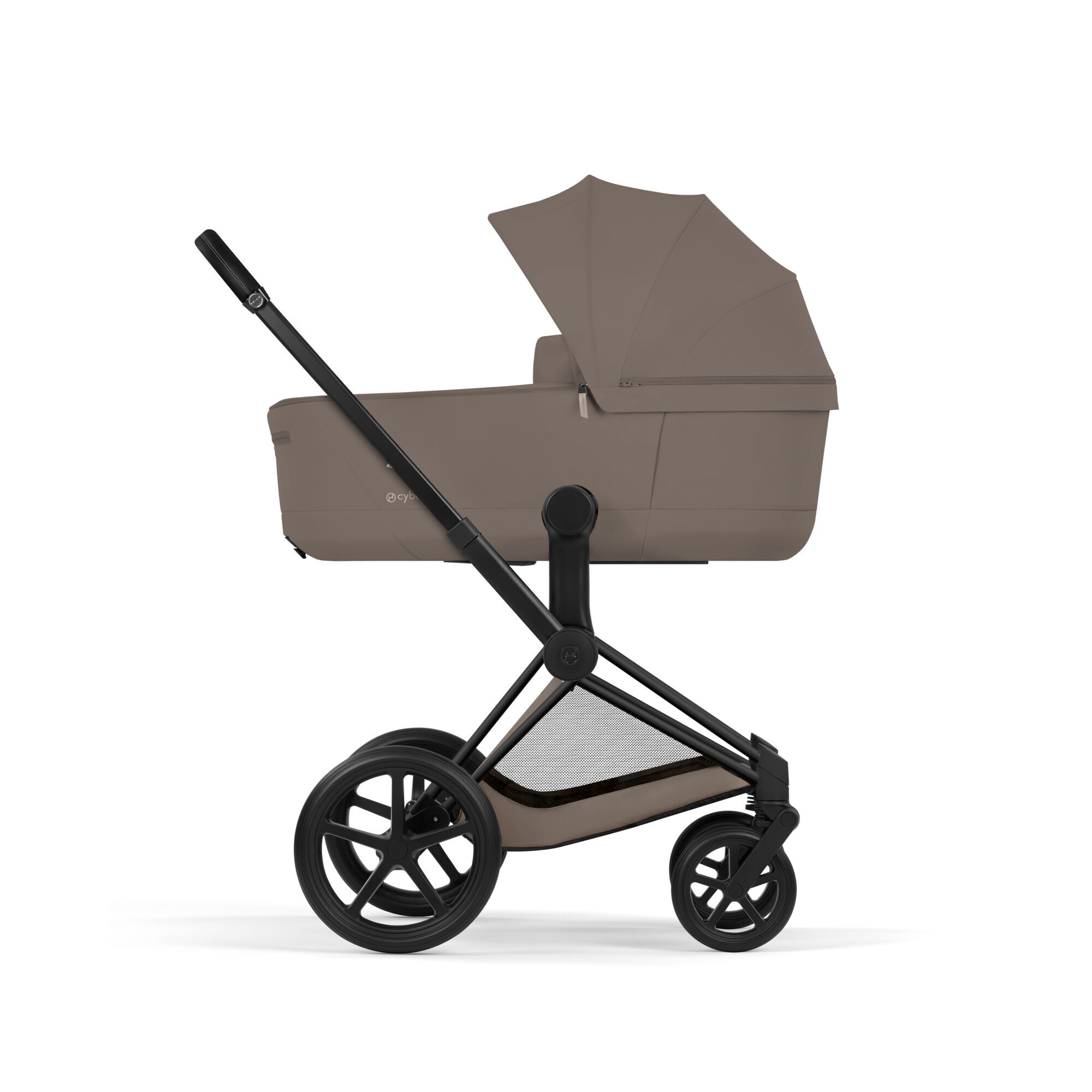 Cybex Priam Comfort 2026 Matt Black 4in1 Bundle Cococnut Brown