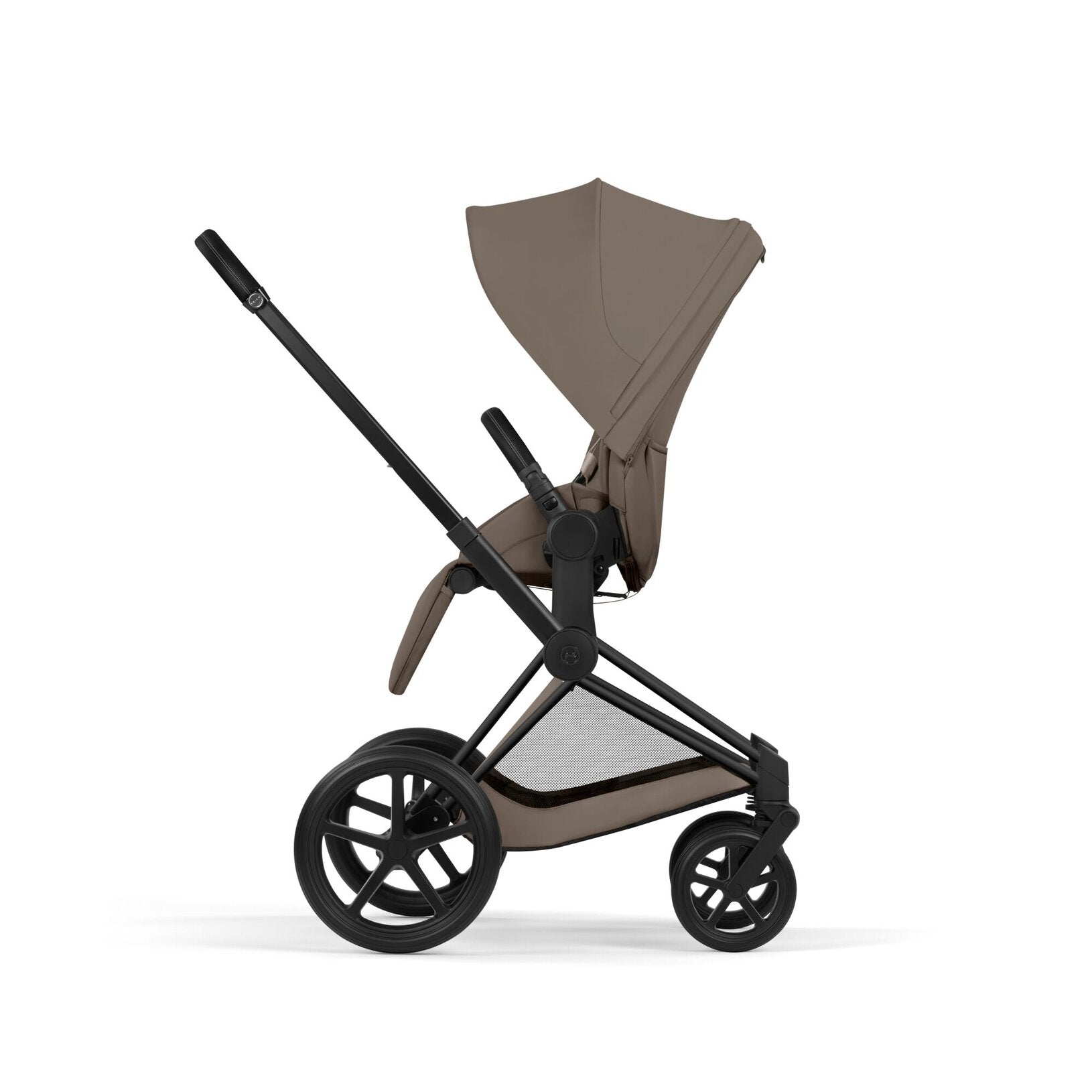 Cybex Priam Comfort 2026 Matt Black 4in1 Bundle Cococnut Brown