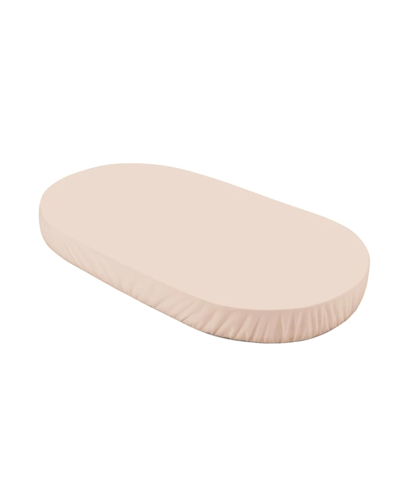 Spannbettlaken aus Baumwolle 124x73 cm – Taupe Champagner