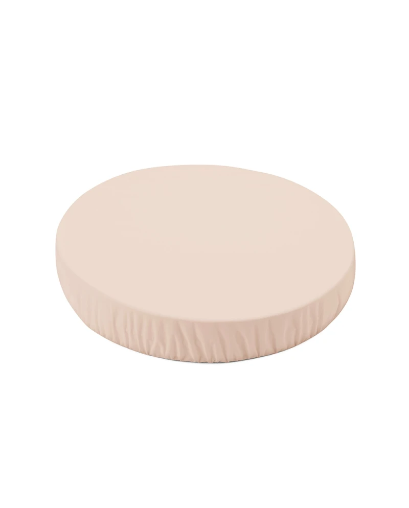 Spannbettlaken aus Baumwolle 73x73 cm – Champagner Oval