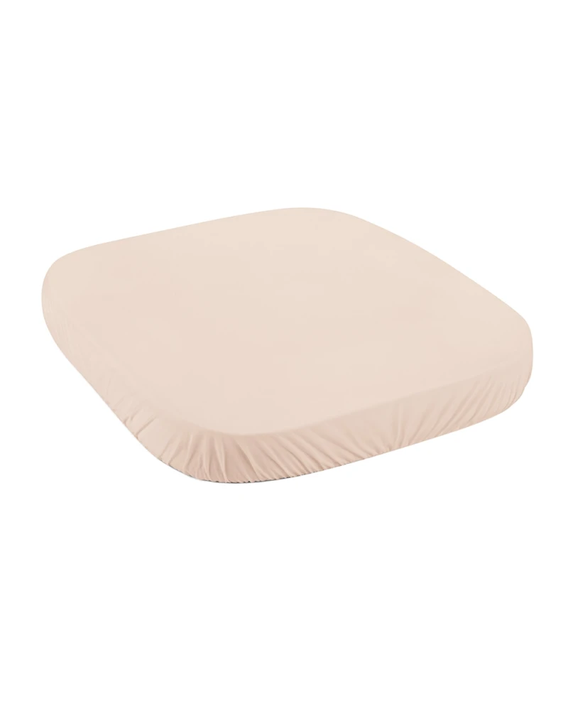 Spannbettlaken aus Baumwolle 73x73 cm – Champagner Quadi
