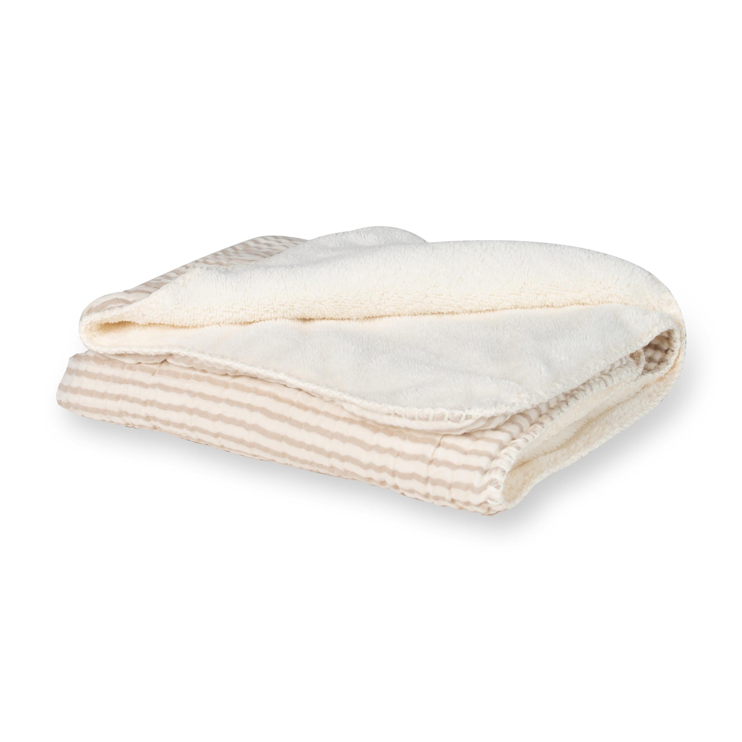 Quax Teddy Decke stripes