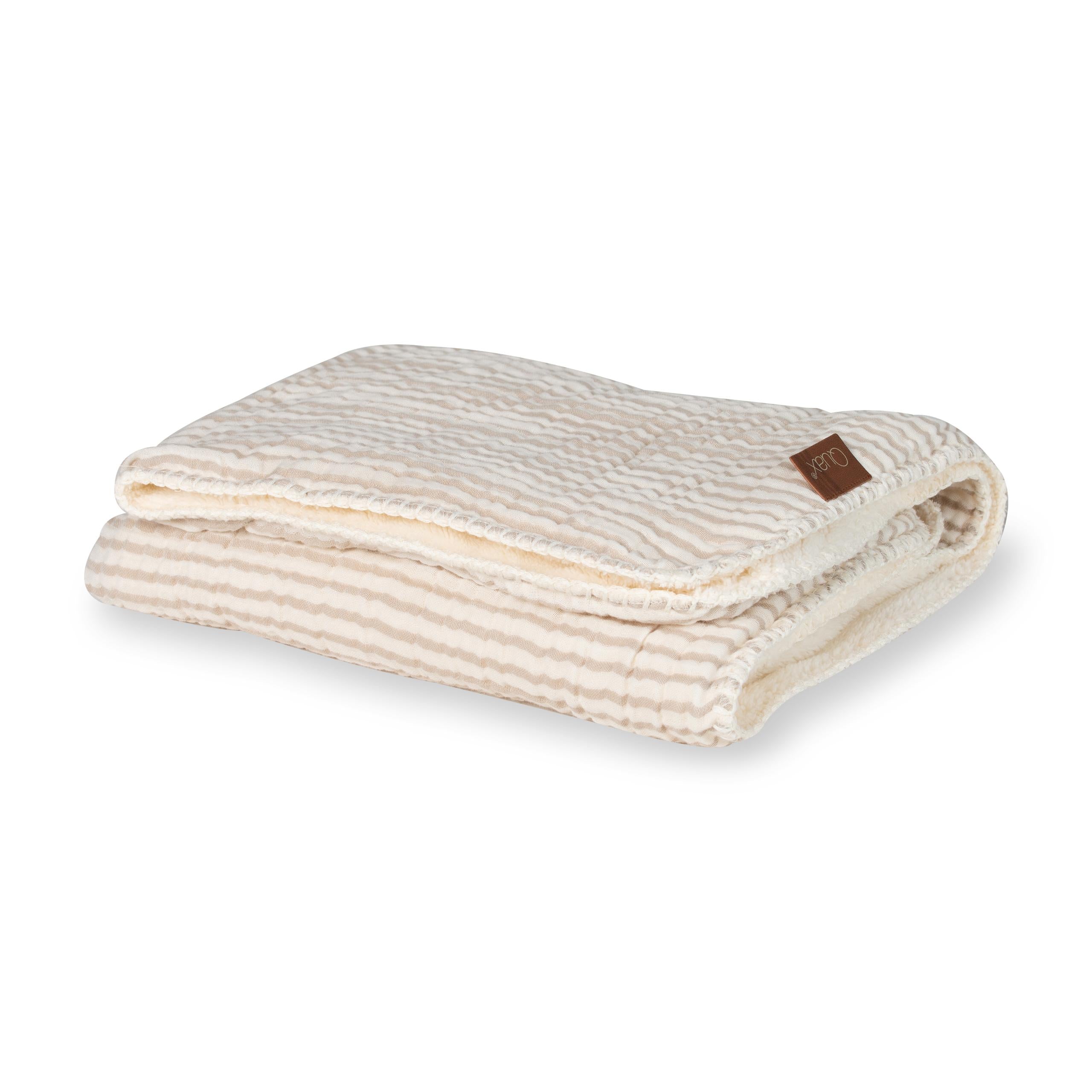 Quax Teddy Decke stripes