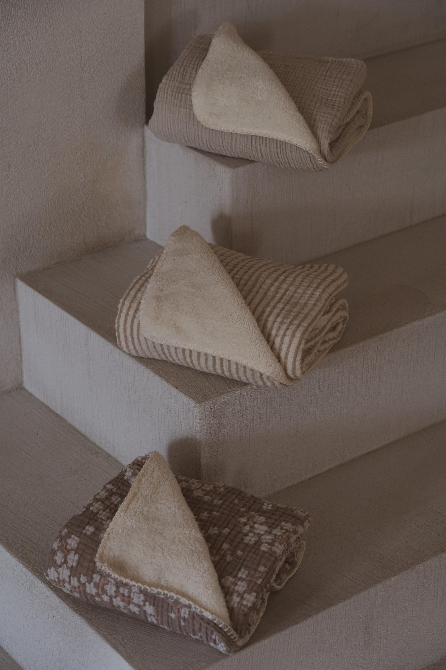 Quax Teddy Decke stripes