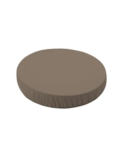 Spannbettlaken aus Baumwolle 73x73 cm – Oval Taupe